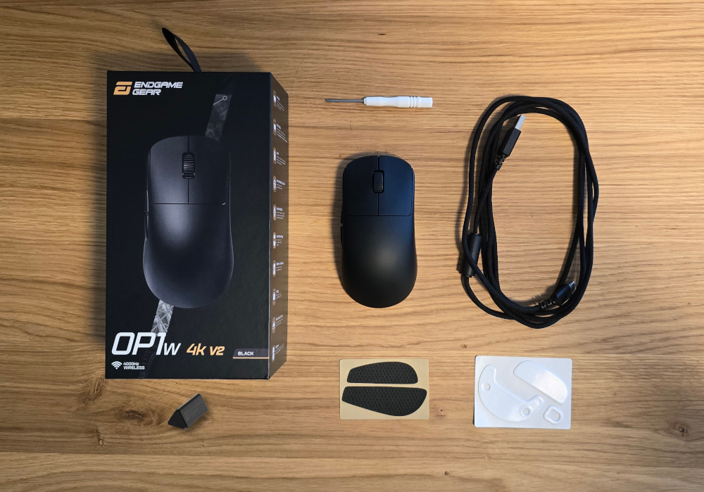 Endgame OP1w 4k v2 packaging and content