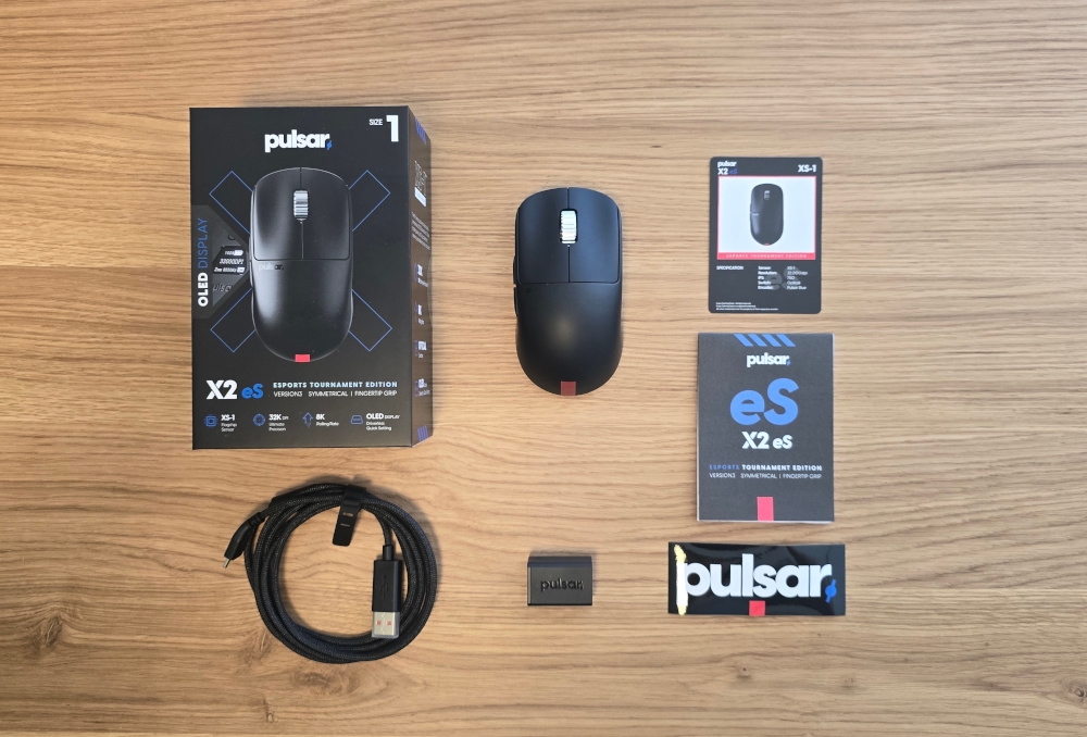 Pulsar X2 v3 eS Mini packaging and content