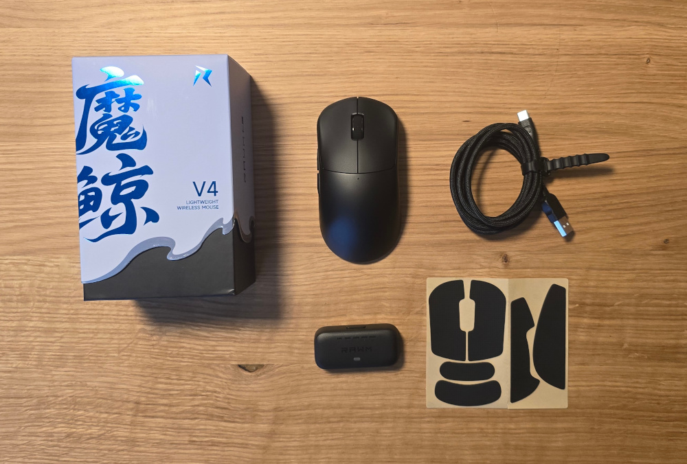 rawm leviathan v4 black RAWM Leviathan V4 Dual 8K Wireless Gaming